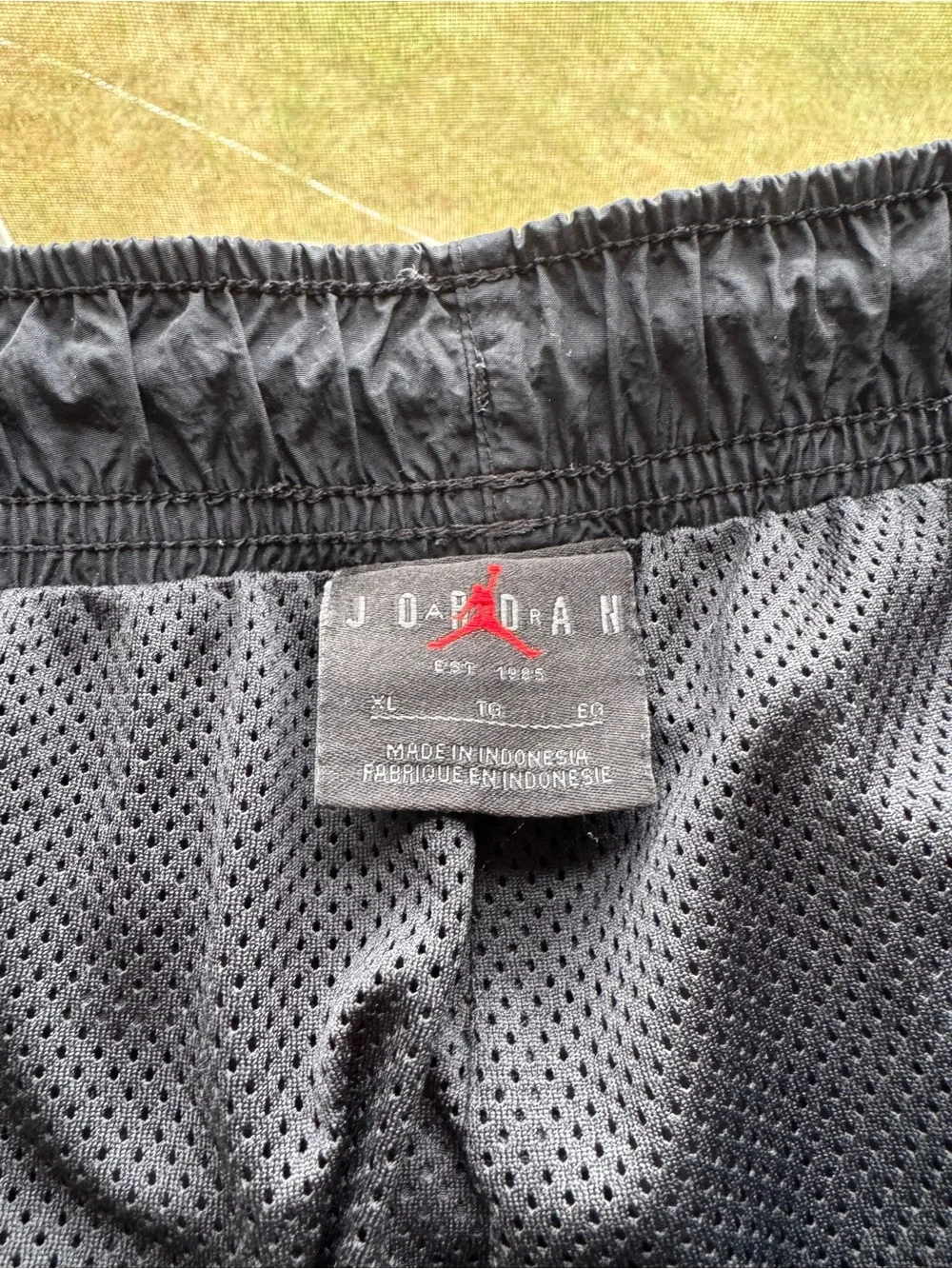 Jordan Black Windbreaker Jacket with Matching Joggers SET